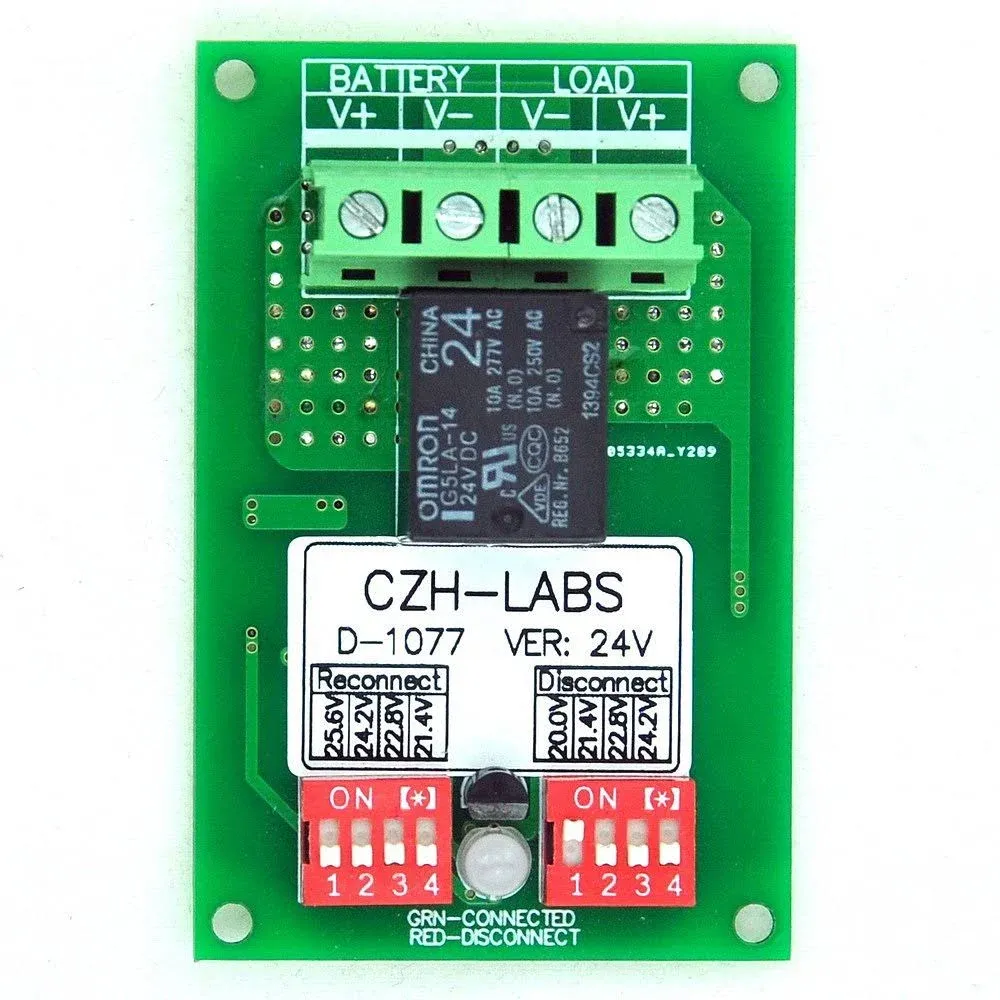 CZH-LABS Electronics-Sa<wbr/>lon Low Voltage Disconnect Module LVD, 24V 10A,