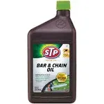 STP Premium Bar and Chain Oil, Tools and Chainsaw Oil Treatment Reduces Bar and Chain Wear, 32 Oz