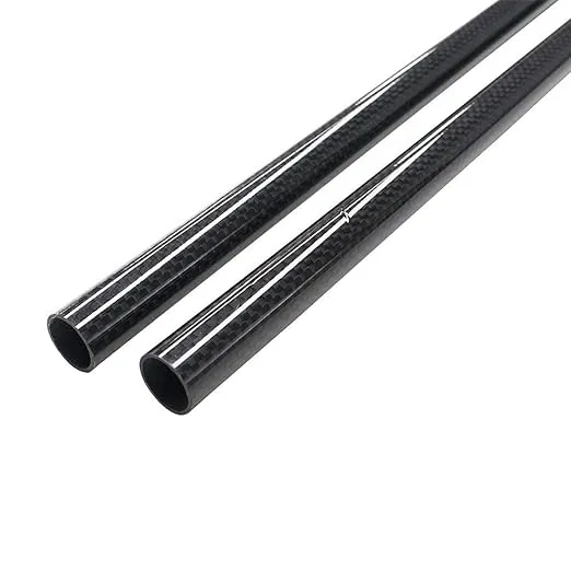 ARRIS 16mm x 14mm x 500mm Carbon Fiber Tube, High Strength 3K Roll Wrapped 100% Pure Round Carbon Tubes for RC Airplane, DIY Craft Till Matte (2PCS)