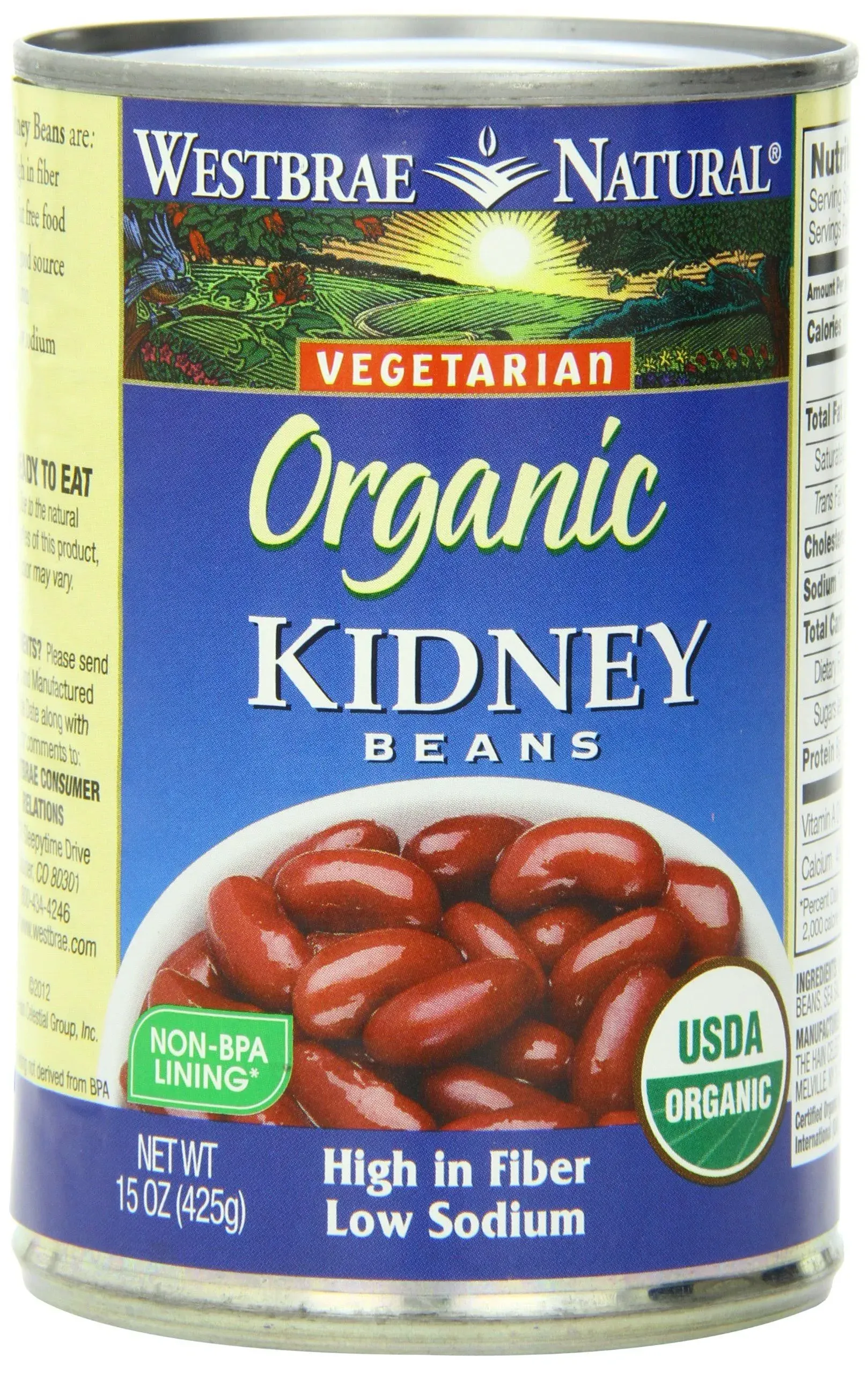 Westbrae Natural Kidney Beans, Organic - 15 oz