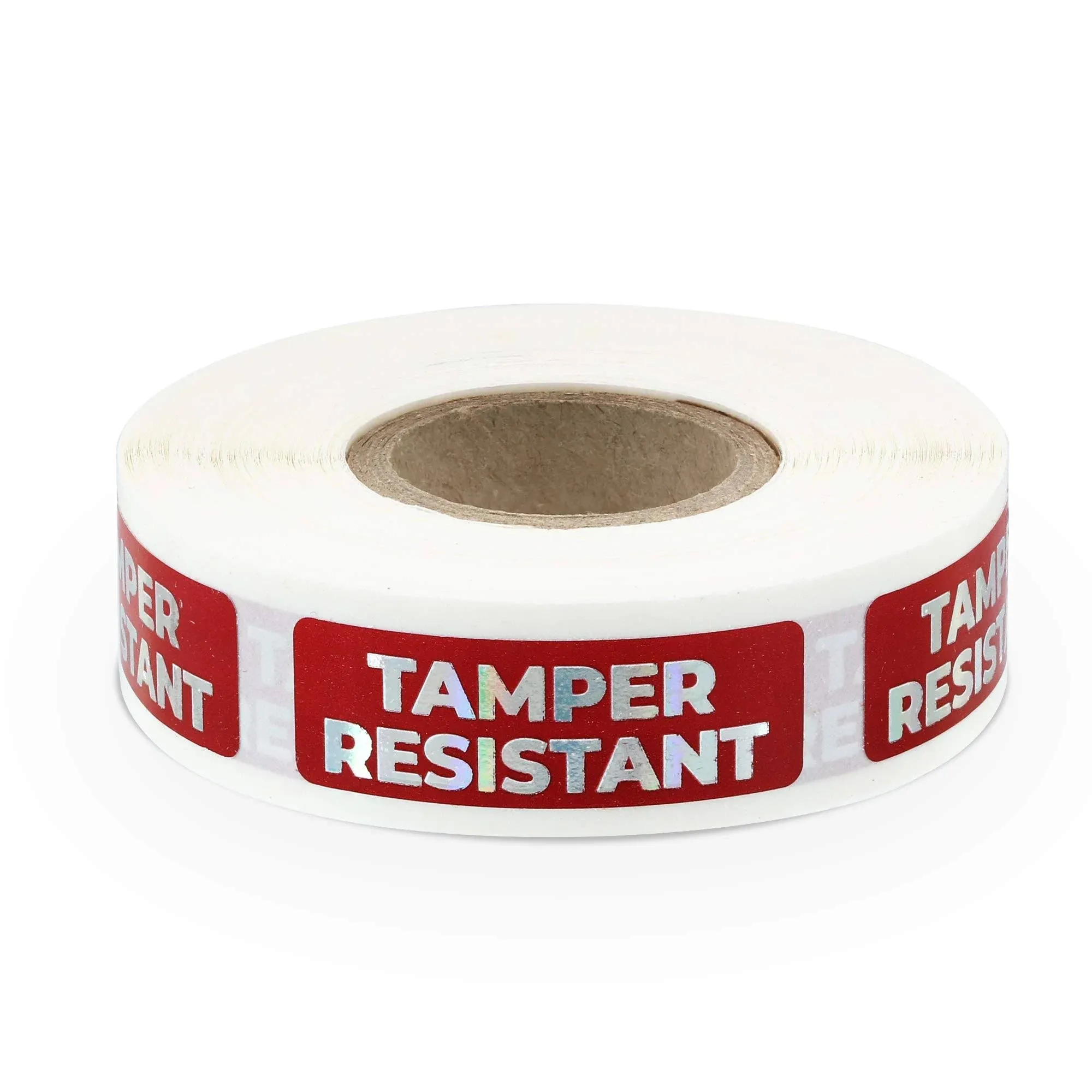 Safety Supply Mart Tamper-Resistant Holographic Labels, 0.5" x 1.5" Adhesive ...