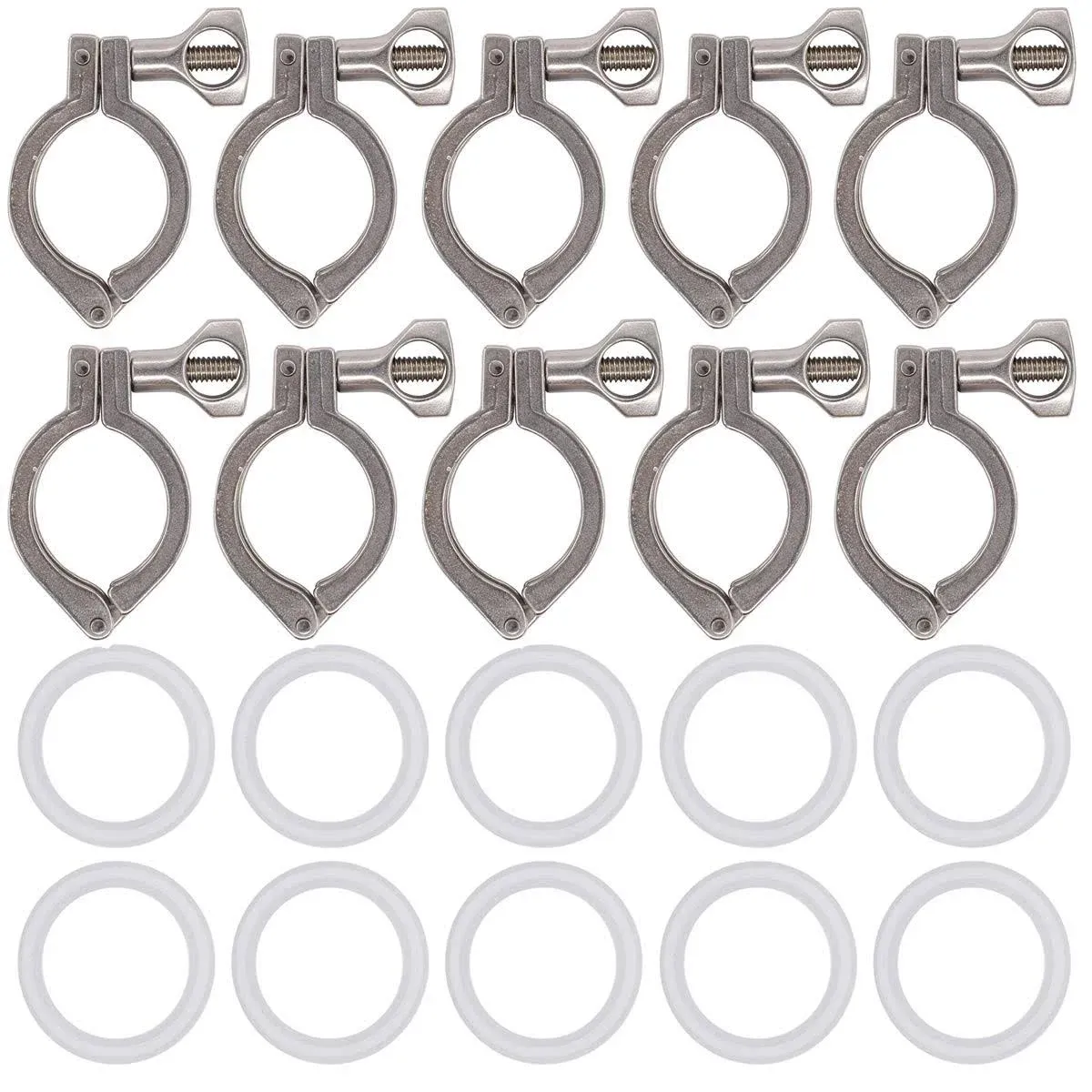 ApplianPar Heavy Duty 1.5 Inch Tri-Clamp 304 Stainless Steel Single Pin with ...