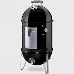 Weber 22-inch Smokey Mountain Cooker, Charcoal Smoker,Black