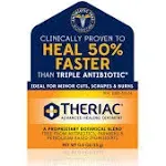 Theriac Advanced Manuka Honey Healing Ointment – Naturally Heals 50% Faster Than Triple Antibiotic/Ideal for Minor Cuts, Scrapes, and Burns / (0.5 Oz)