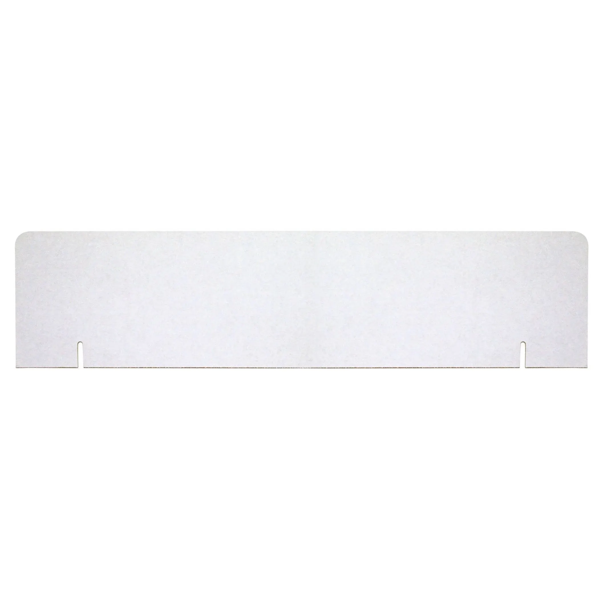 Spotlight Corrugated Presentation Headers Display, 36 x 9 1/2, White, 24/Carton