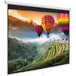 Universal Pull-Down Manual Projection Screen 72" Pyle PRJSM7206