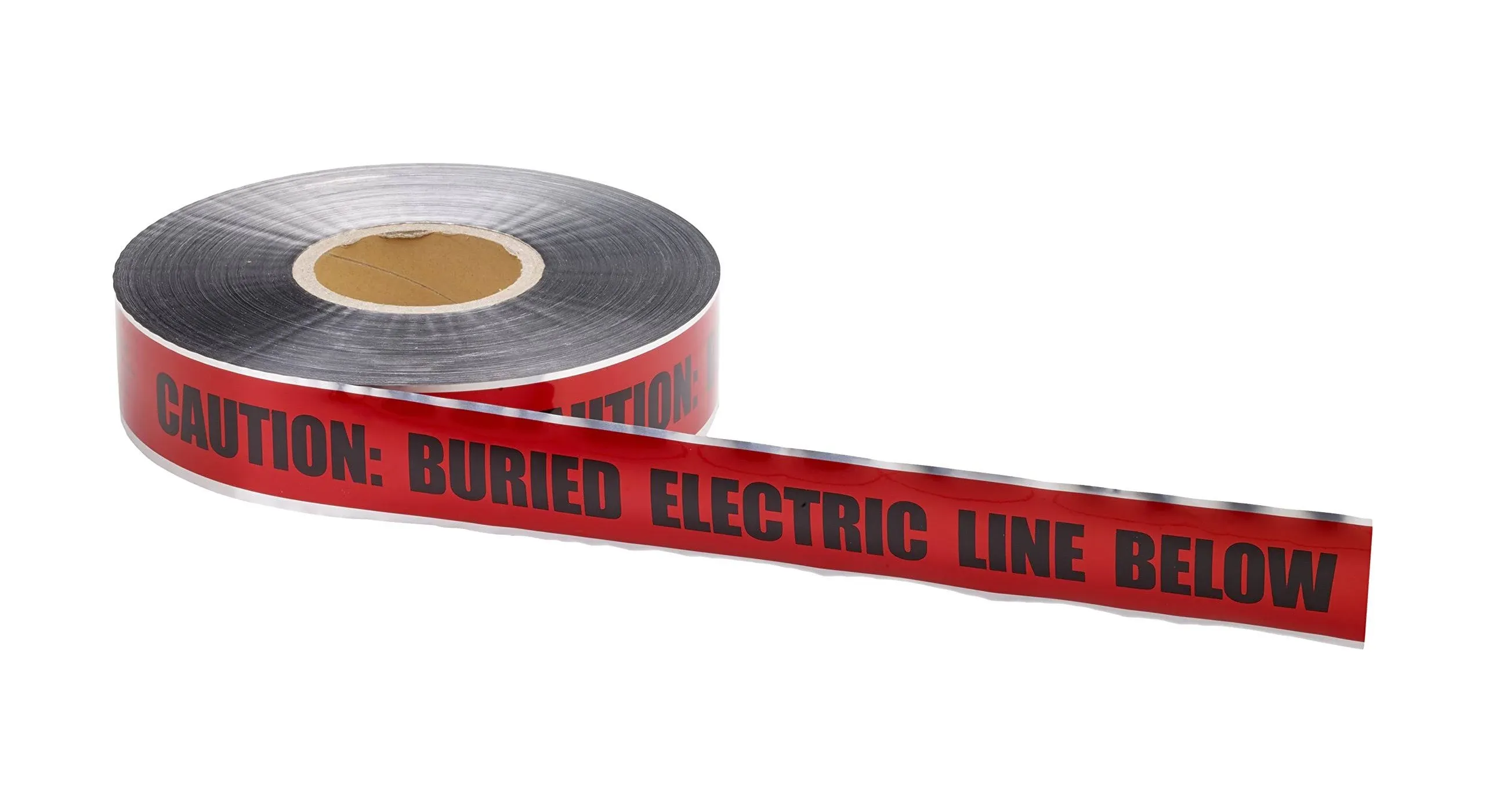 Mutual Industries Polyethylene Underground Electric Detectable Marking Tape 1000 ...