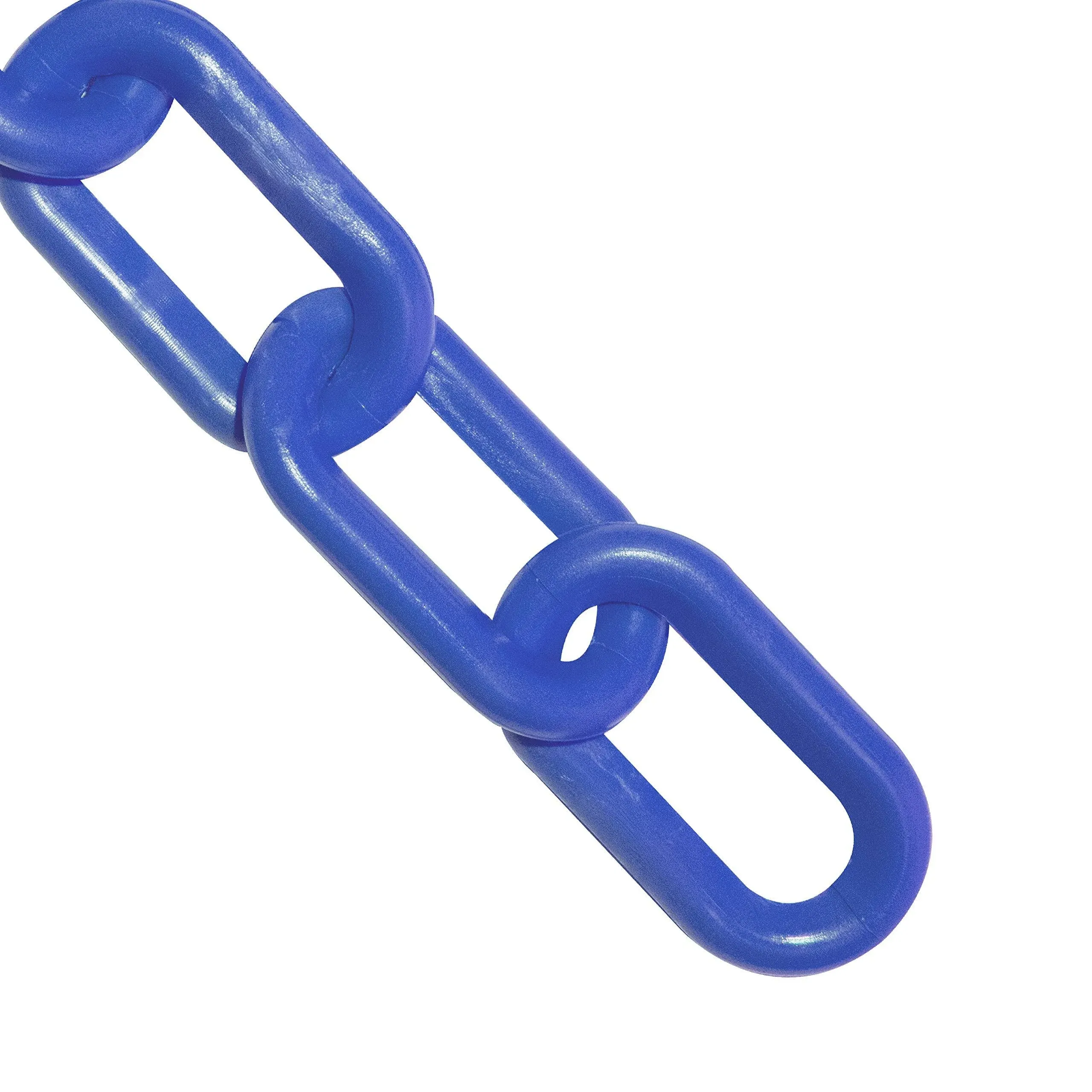 Blue Plastic Chain .75"(#3, 19 mm)x500