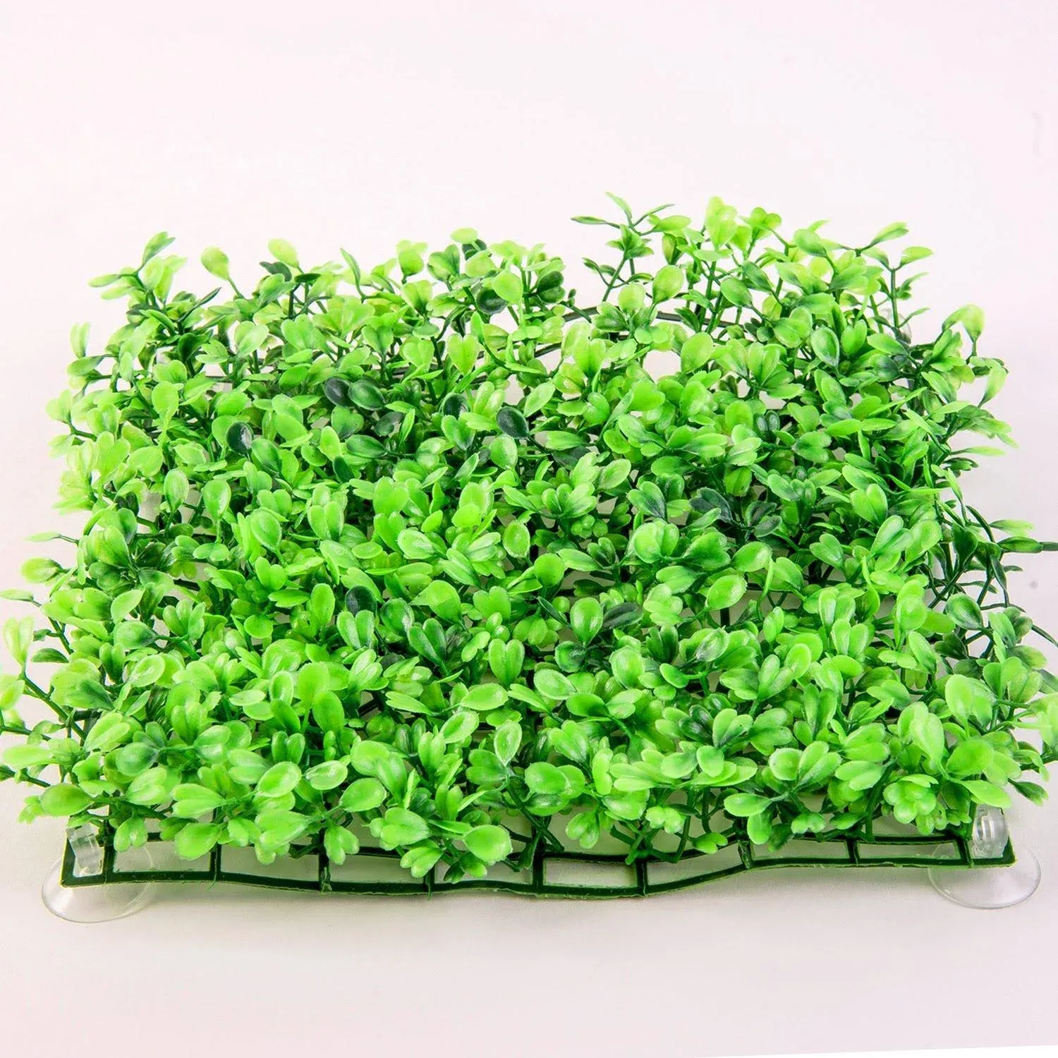 SLSON Aquarium Decorations Grass Artificial Plastic Lawn 9 Inches Square ...