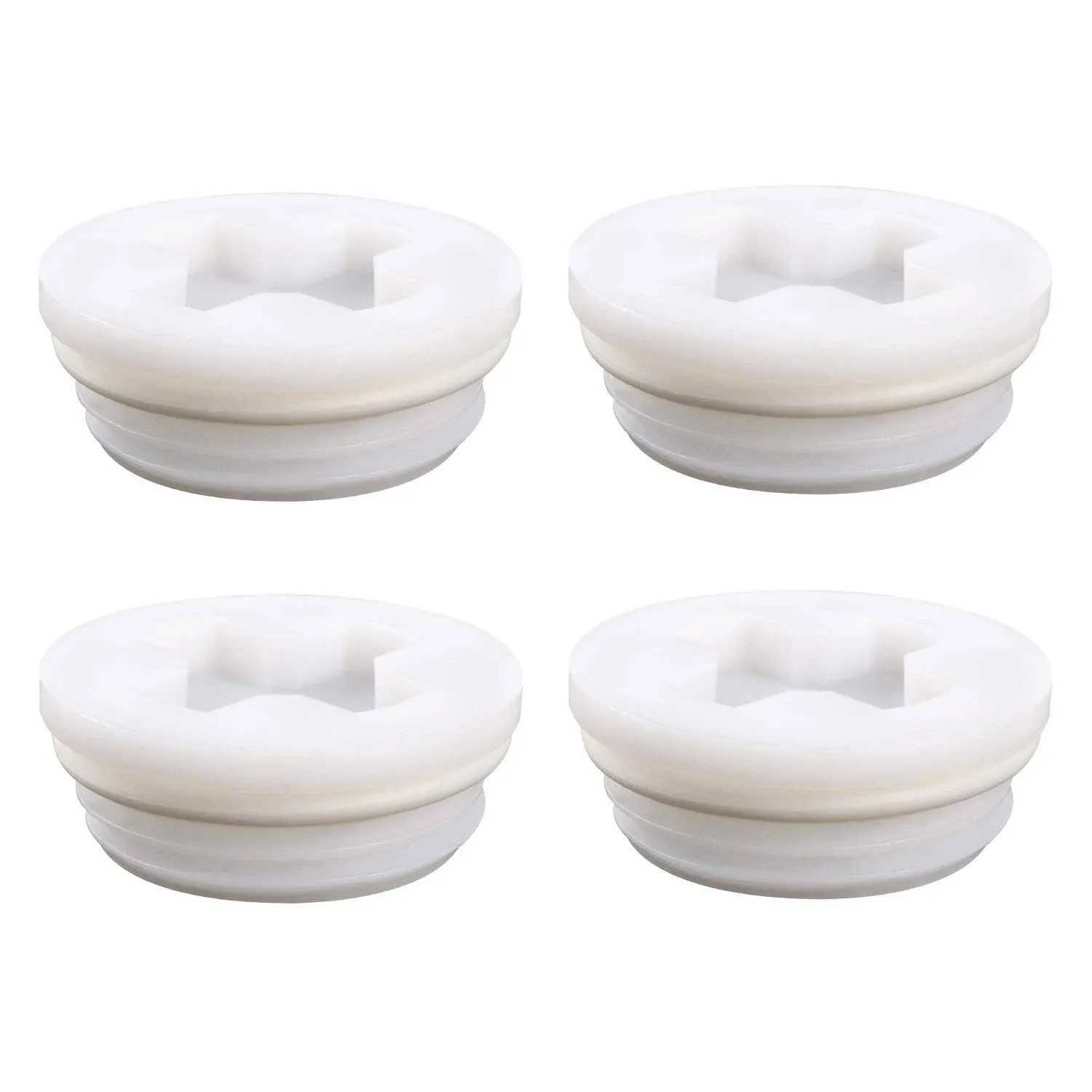 2 Bung Cap 4 PCS Poly Buttress Drum Bung for 55 Gallon Plastic Drum Course Th