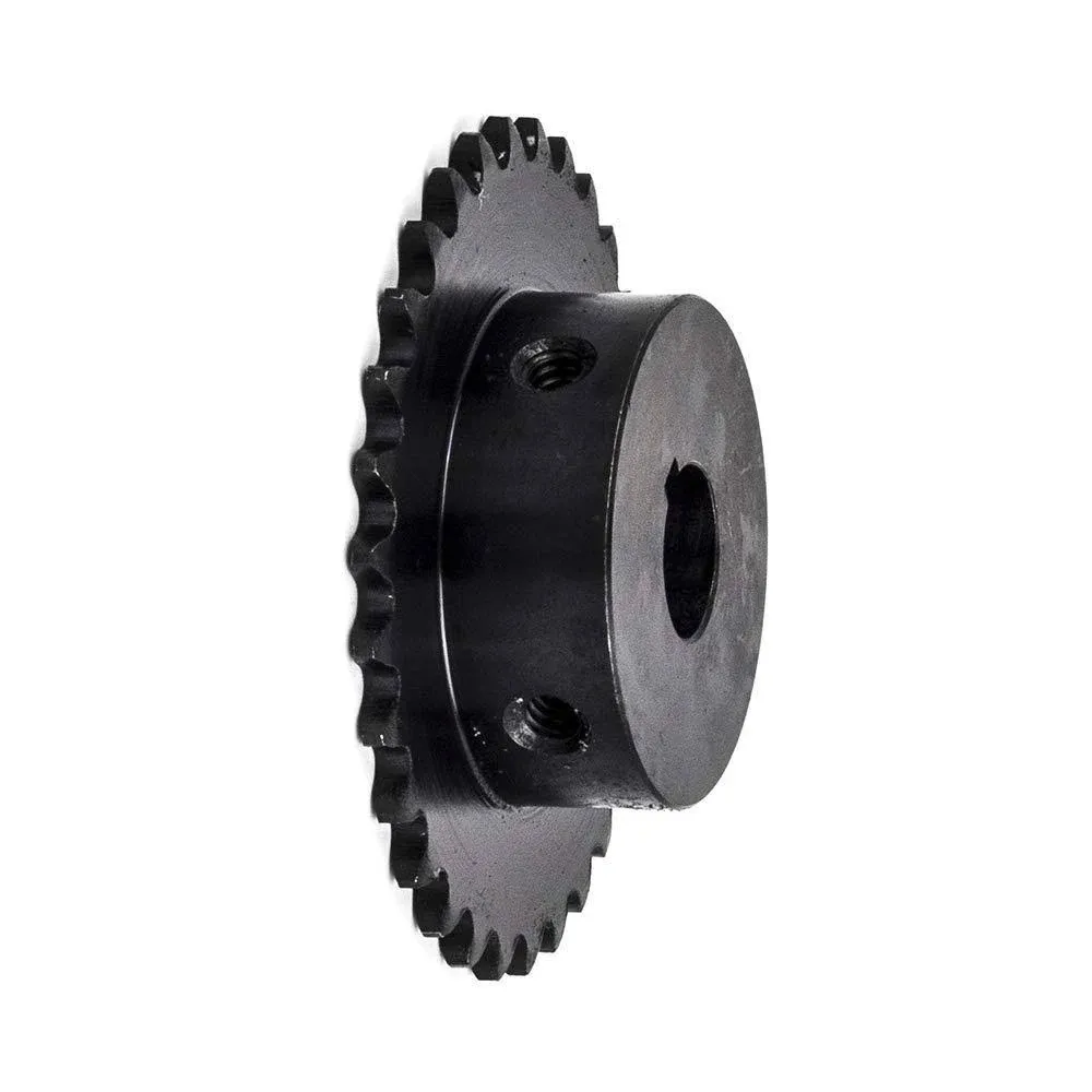 Jeremywell #25 Roller Chain Sprocket B Type 1/2'' Bore Hardened 30 Tooth