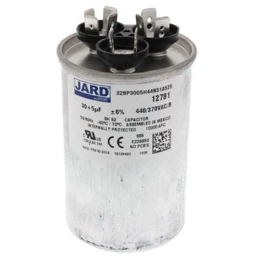 Jard 30/5 MFD Round Run Capacitor