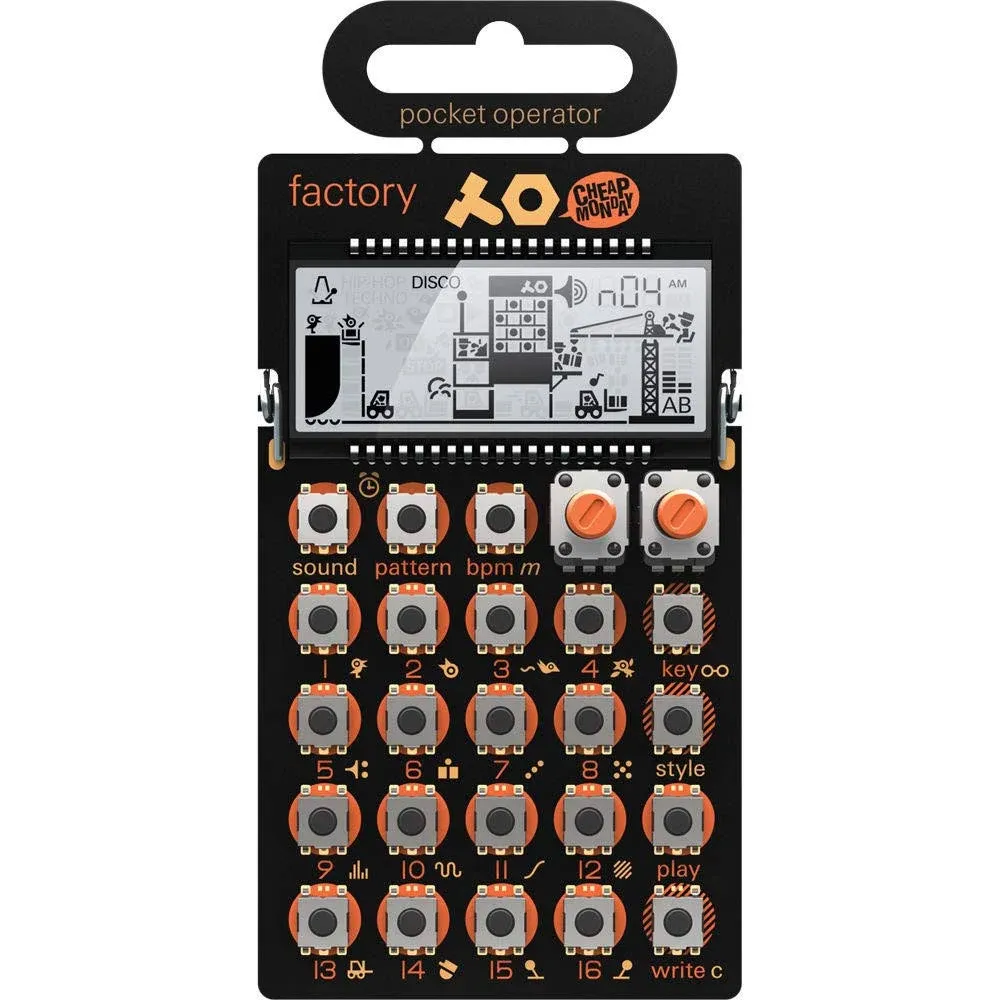 Teenage Engineering Pocket Operator PO-16 Factory, Lead Synthesizer for Keys ...