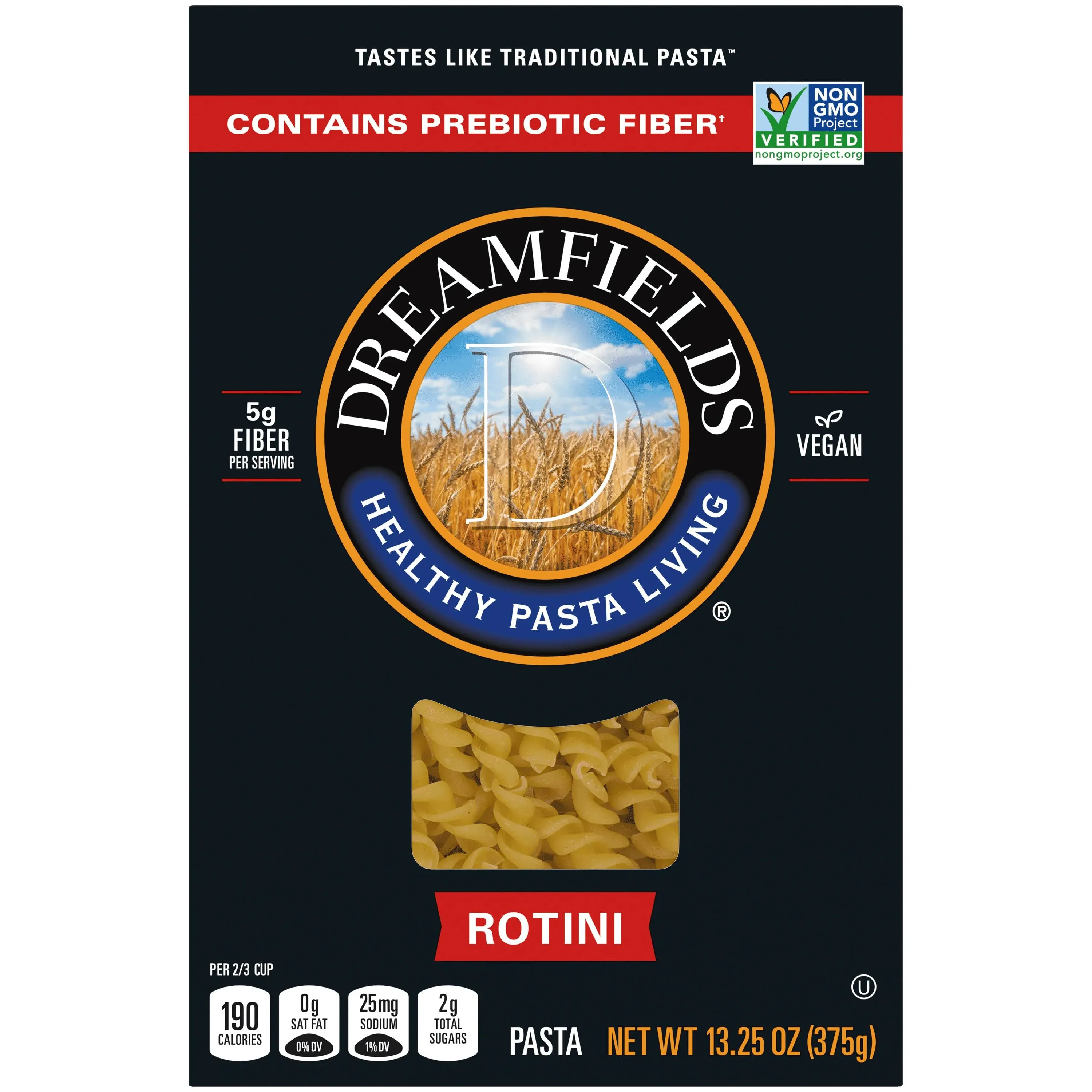 Dreamfields Pasta, Rotini - 13.25 oz