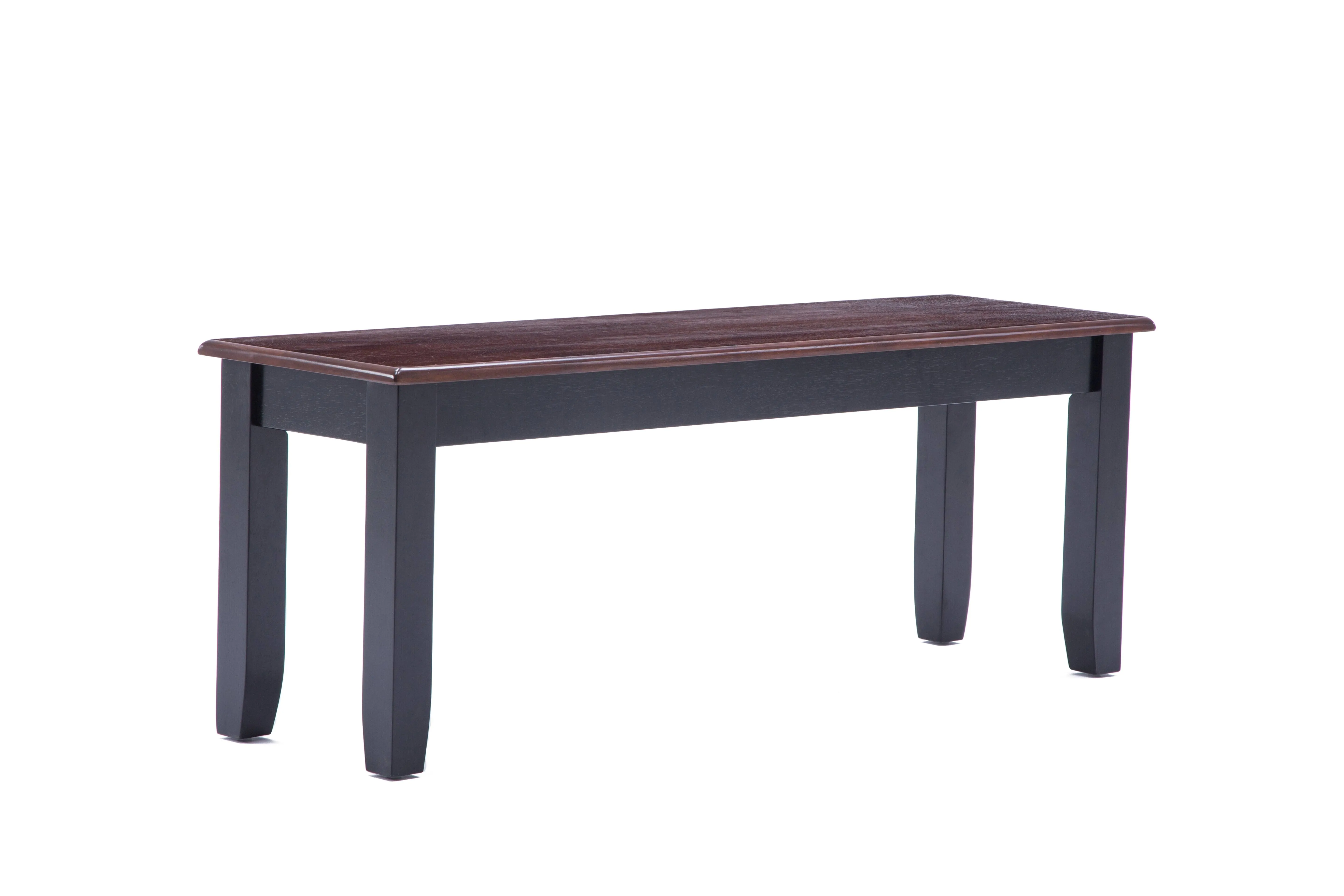 Bloomington Bench  Black/Cherry