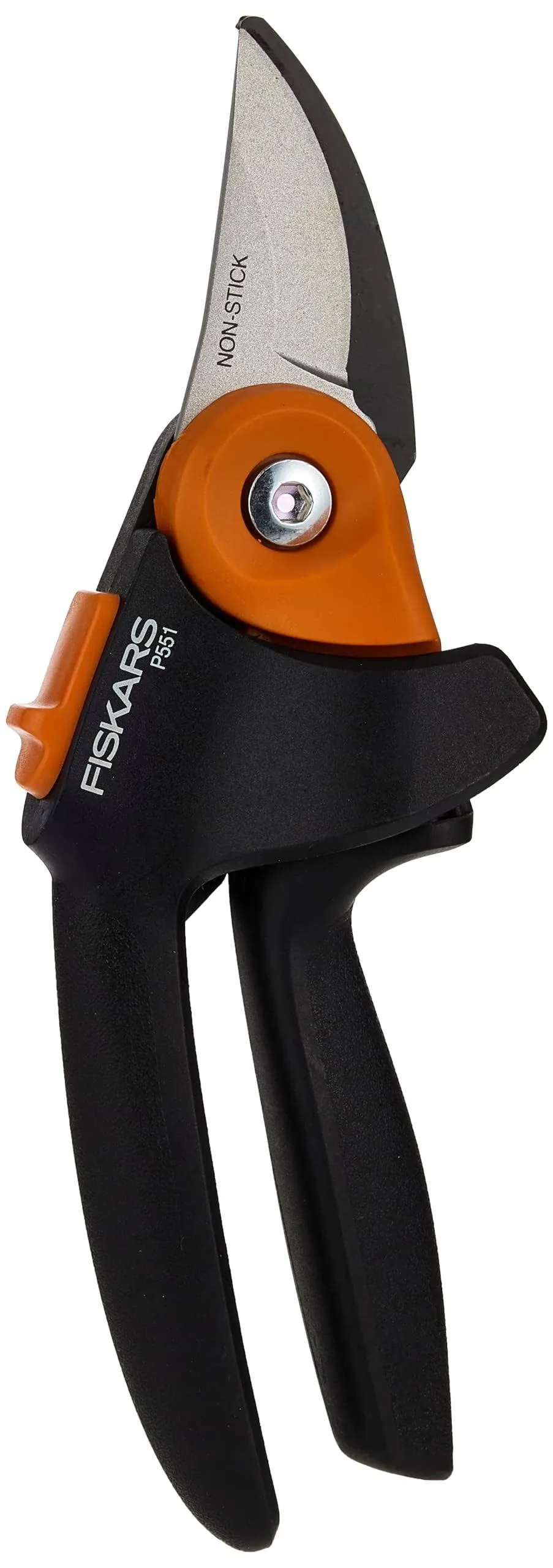 Fiskars Ratchet Pruning Shears, UltraBlade Softgrip 3/4-Inch Bypass Pruner, PowerGear2 Design That Provides 3X More Power on Every Cut