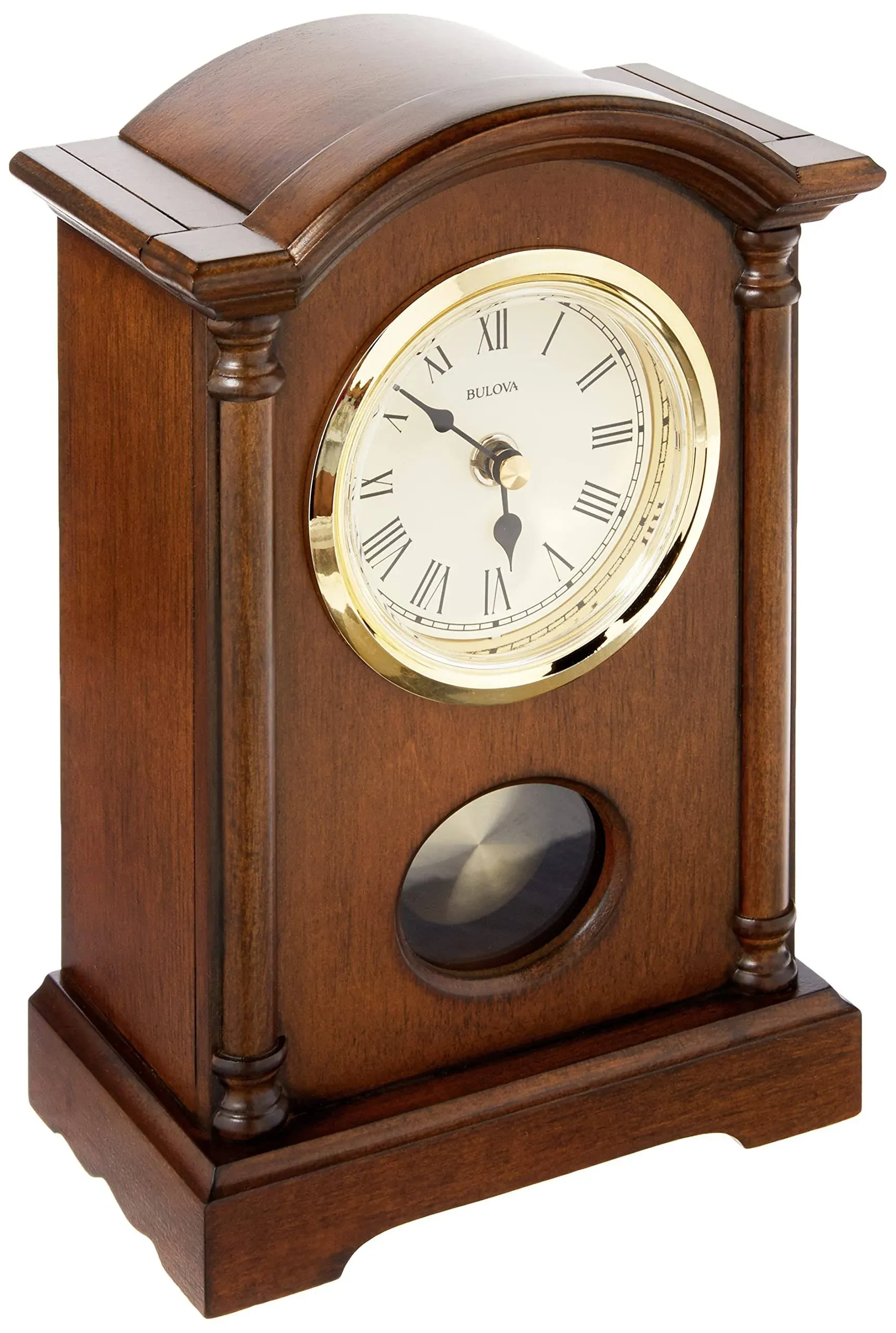 Bulova Walnut Dalton Chiming Clock