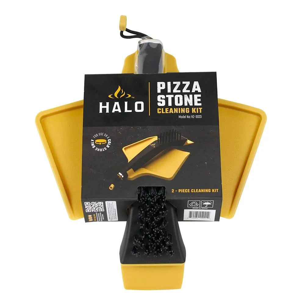 Halo Versa 16 Scraper and Brush Pizza Stone Cleaning Kit