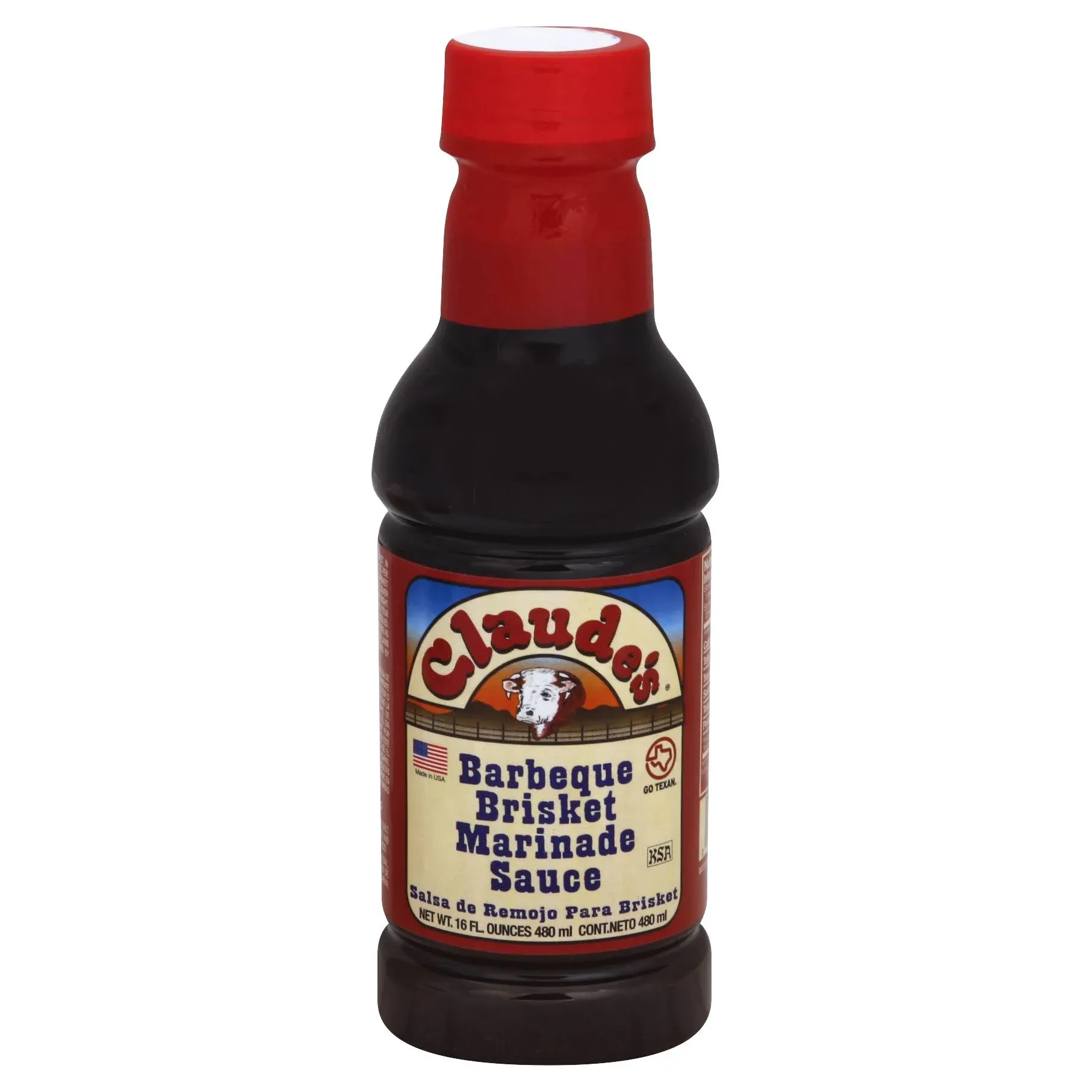 Claudes Marinade Sauce, Barbeque Brisket - 16 fl oz