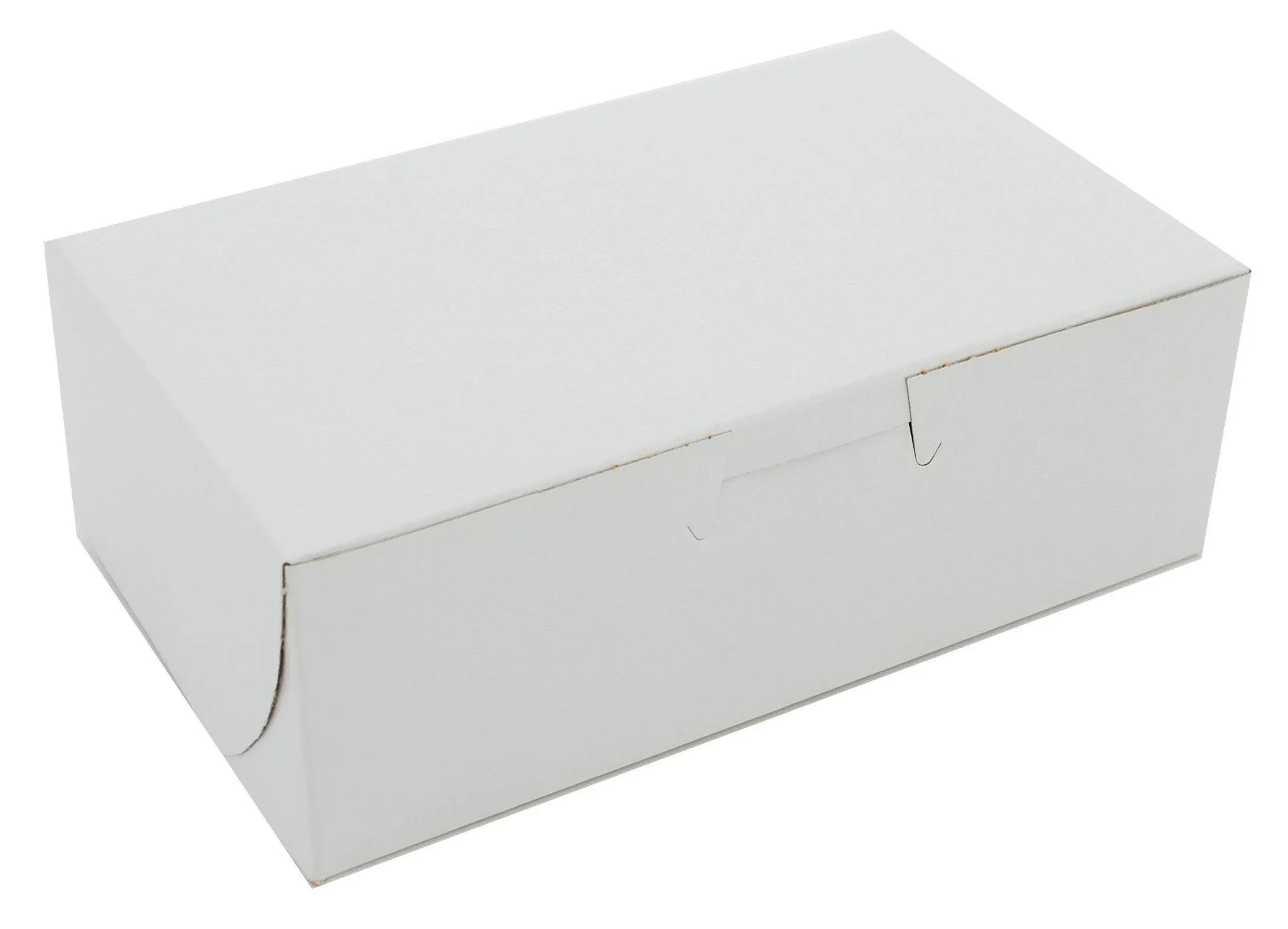 White Bakery Boxes, 6-1/4&amp;quot;W x 3-3/4&amp;quot;D x 2-1/8&amp;quot;H  250/Bundle