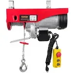 VEVOR 880lbs Electric Hoist with 14 FT Wired Remote Control, Electric Hoist 110 Volt with 20-40 FT Lifting Height for Garage Warehouse Factory