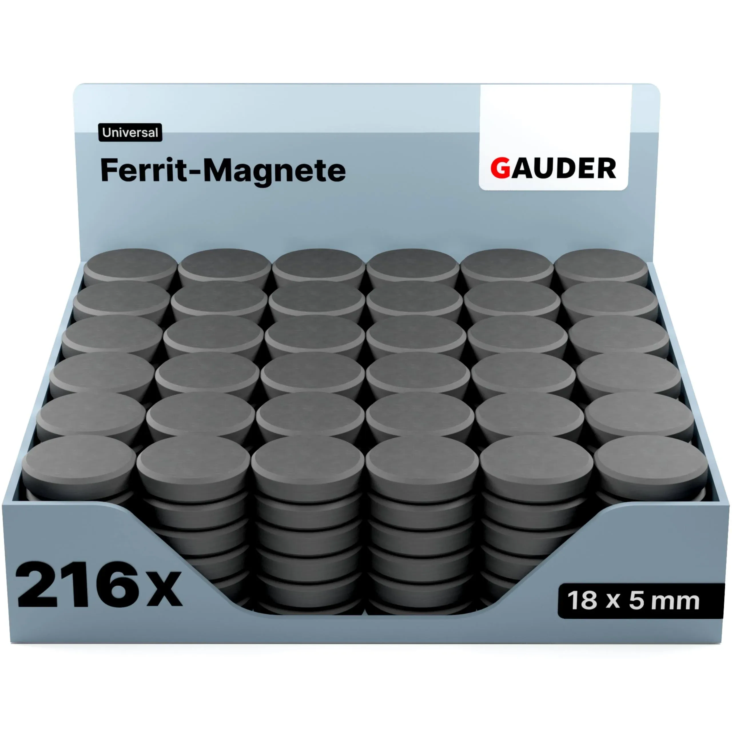 GAUDER Black Magnets for Crafts | Ceramic Industrial Magnets Strong | Ferrite ...