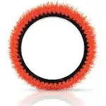 Oreck Commercial Orange Tile & Resilient Floor Scrub Brush for Orbiter Floor Machine ORB550MC, Clean Heavy-Duty Floors, 12 Inch Diameter 0.028 Inch Crimped Polypropelene Bristles, 237047, Orange