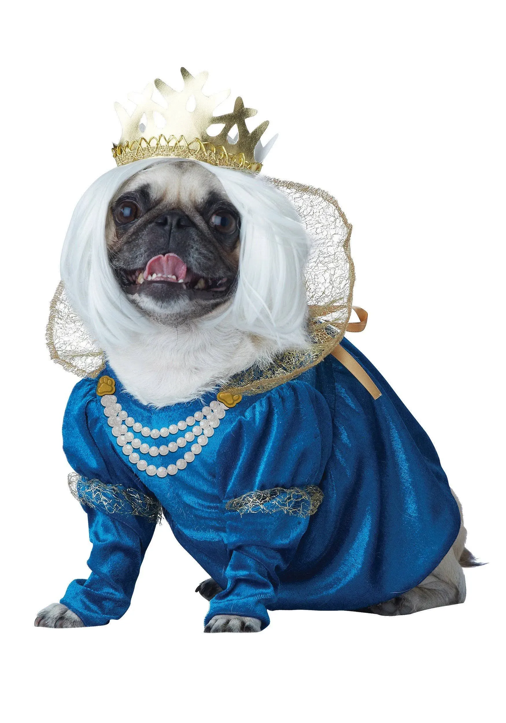 Queen of Bones Royal ImPawsters Fancy Dress Up Halloween Dog Cat Pet Costume