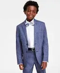 Tommy Hilfiger Boys' Blazer Suit Jacket, Button Closure, Notch Lapel and Front Flap Pockets