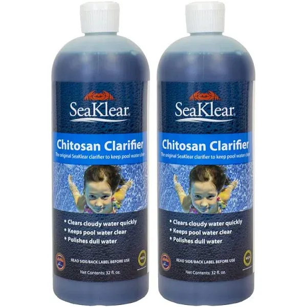 SeaKlear SKPCQ-02 Swimming Pool Clarifier, 2-Pack