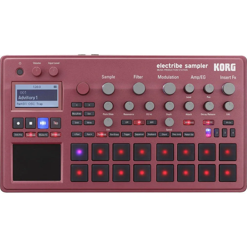 Korg ELECTRIBE2SRD Electribe Sampler in ESX Red with V2.0 Software