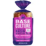 Base Culture Cinamon Raisin Bread - 16 OZ