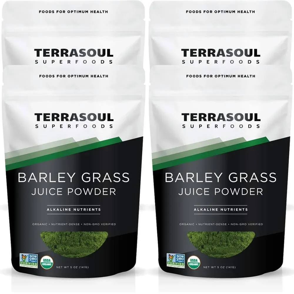 Terrasoul Superfoods Organic Barley Grass Juice Powder, 20 Ounces - USA Grown