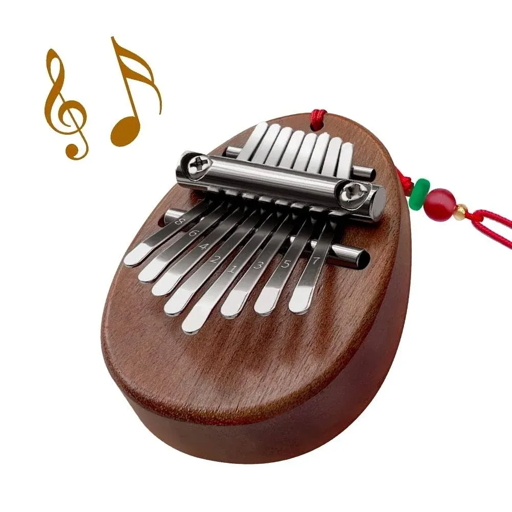 Kalimba Thumb Piano 8 Keys - Mini Size Finger Piano Marimba Musical Instruments