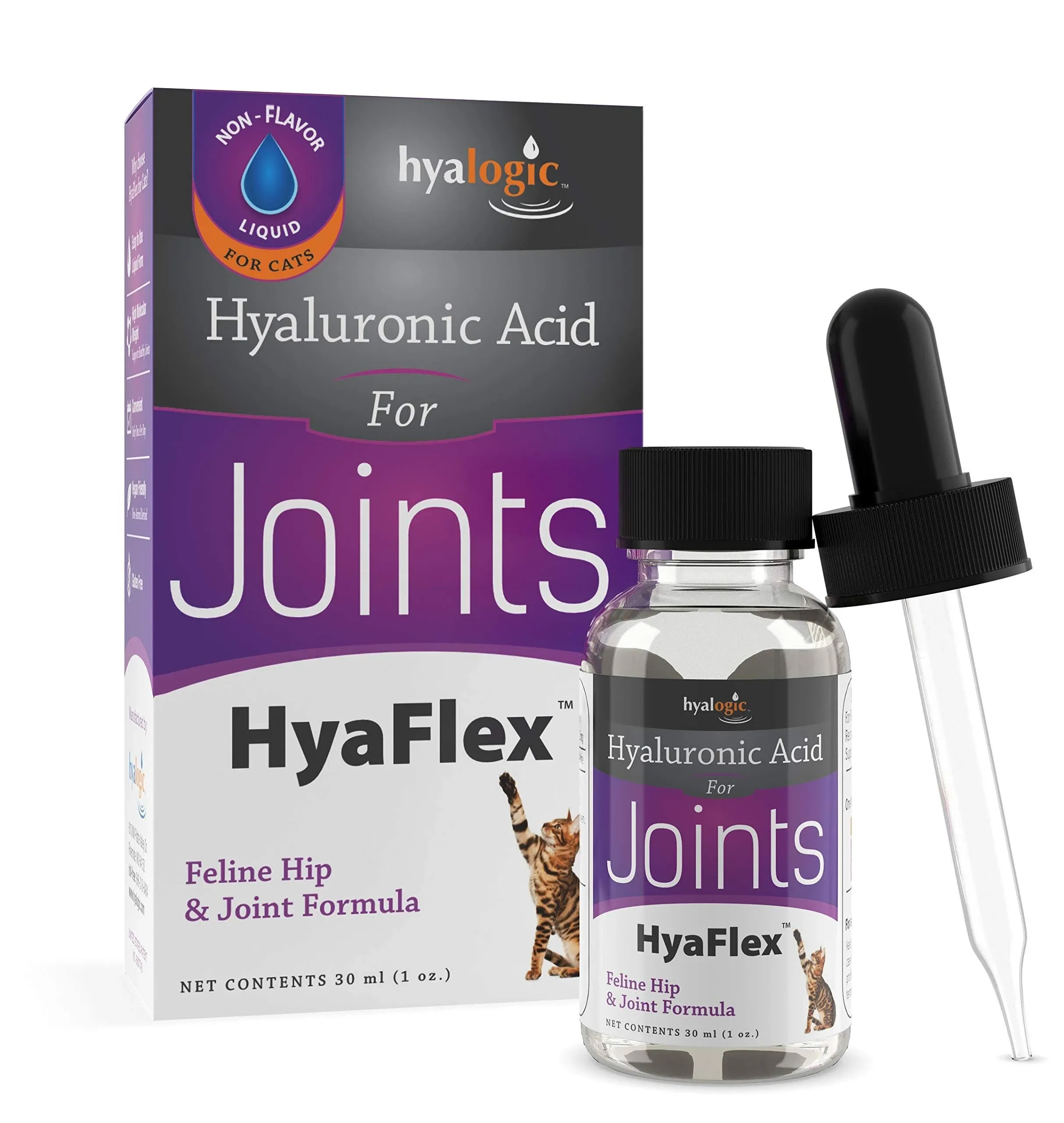 HyaFlex™ for Cats 1 oz supports your cat’s healthy joint and cartilage function.