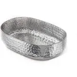 American Metalcraft ABHS69 48 Oz. Aluminum Silver Oval Entree Basket