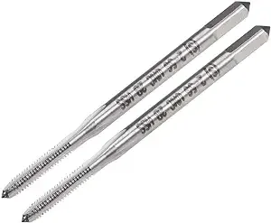 Machine Tap 2-56 UNC Thread Pitch 2A Class 3 Flutes High Speed Steel 2pcs