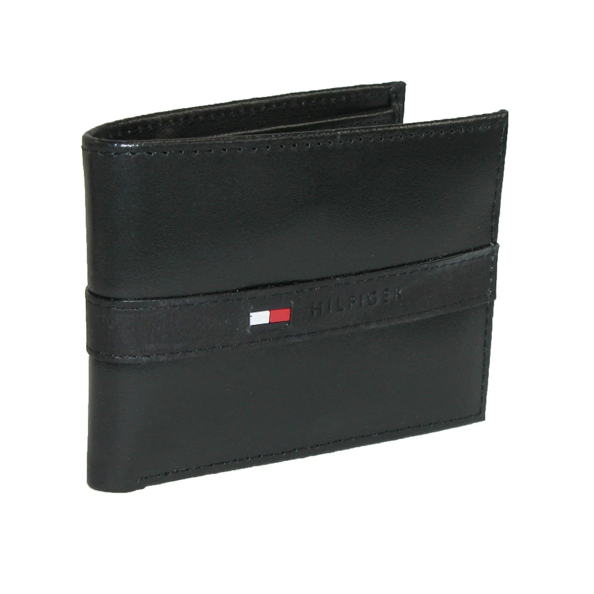 Tommy Hilfiger Men's Classic Leather with RFID Protection