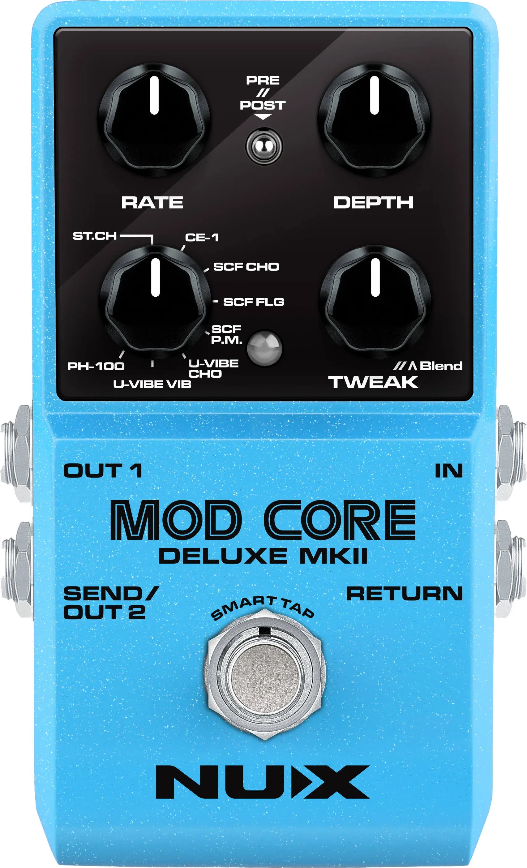 NUX Mod Core Deluxe MKII Effects Pedal Blue