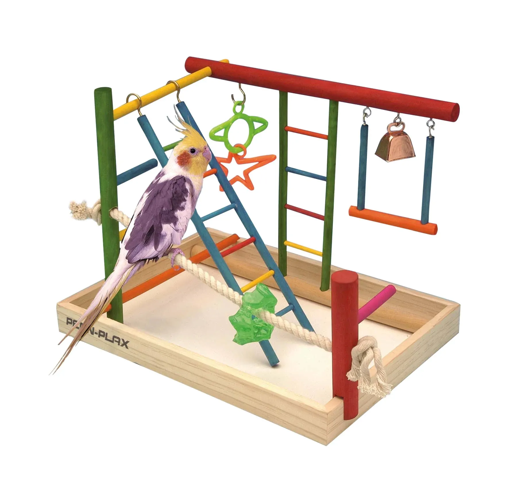 Penn-Plax Bird Life Activity Center – Perfect For Cockatiels, Conures,