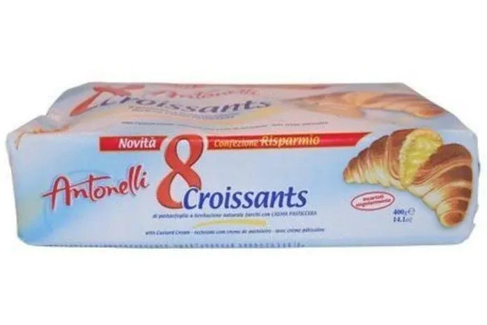 Antonelli Croissants with Custard Cream Filling 400g