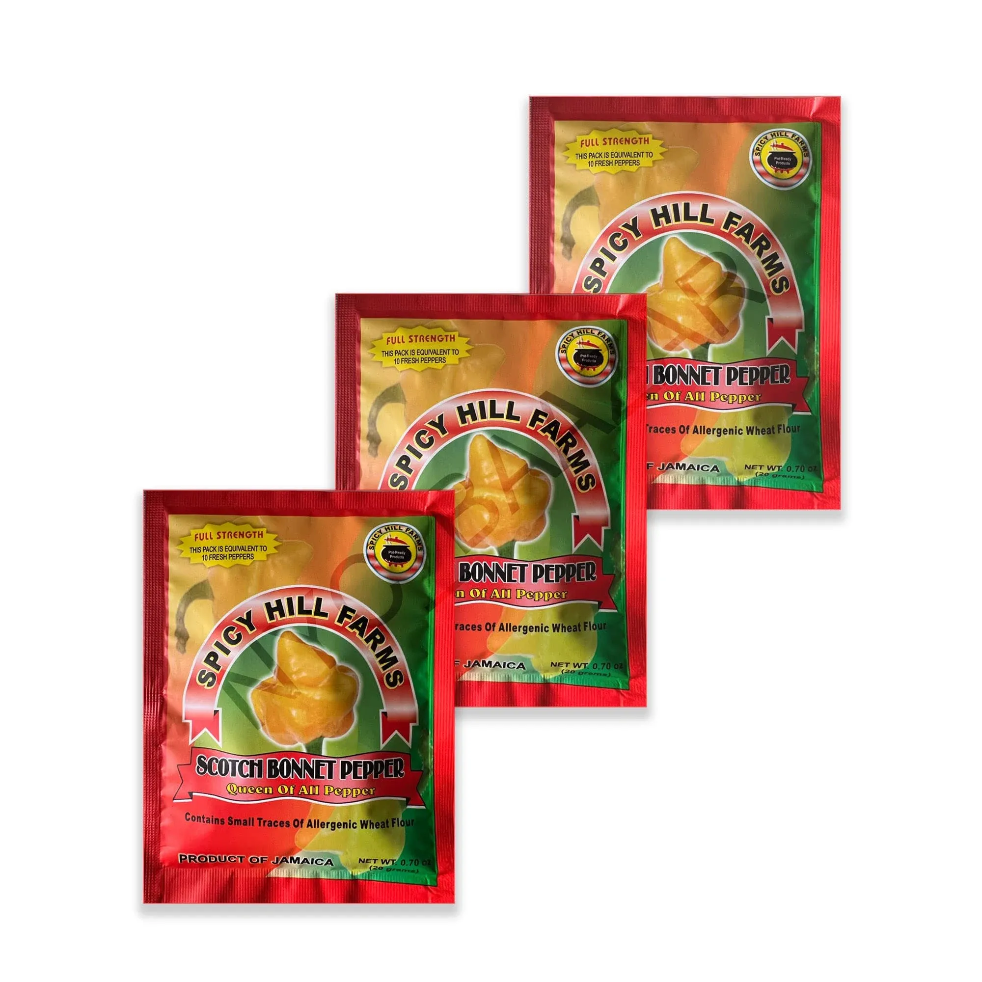 Spicy Hill Farms Scotch Bonnet Pepper Powder (Pack of 12) exp 7.24