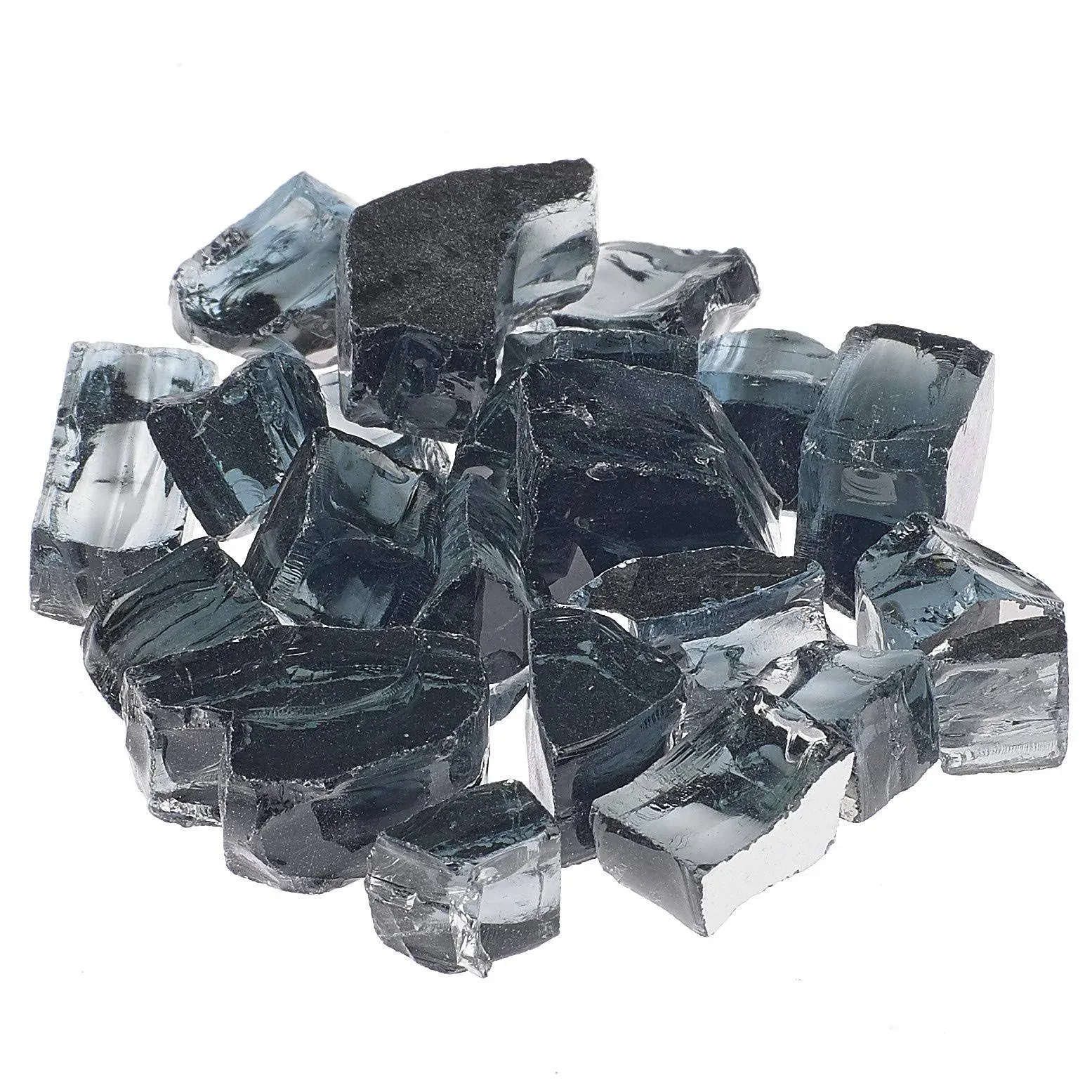 AF 1/2" Reflective Vesper Black Fire Glass - 10lb Jar