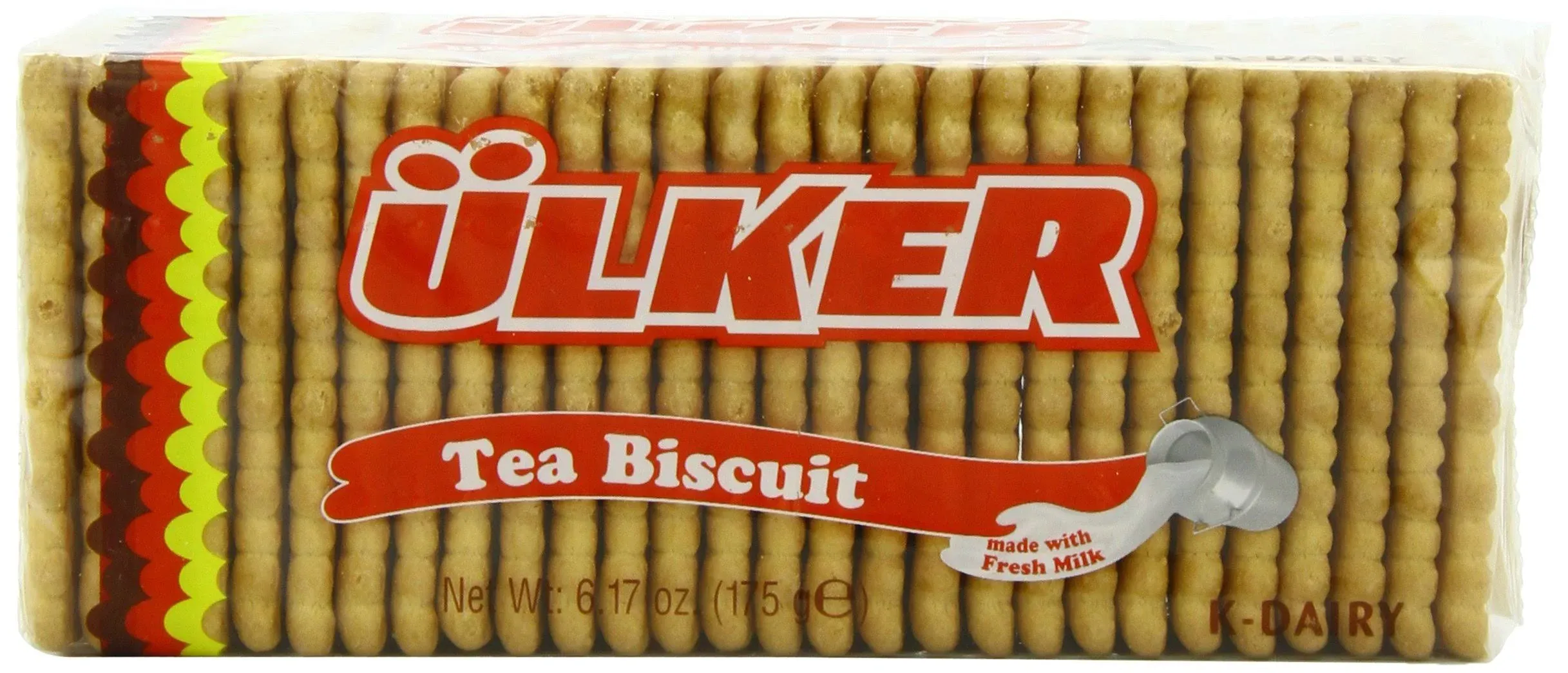 Ulker Tea Biscuit, 6.17 Ounce (Pack of 16)