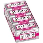 ALTOIDS Arctic Strawberry Breath Mints Hard Candy Bulk 1.2 Oz Tin Pack of 8