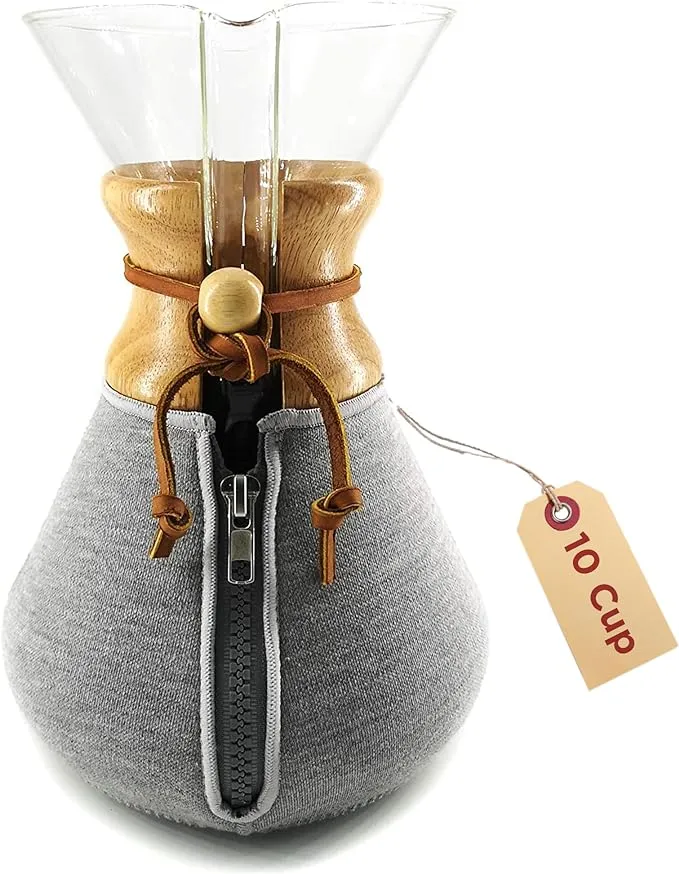 HEXNUB Chemex Cozy and Lid (10 Cup Chemex Cozy)