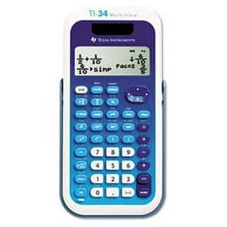 Texas Instruments TI-34 MultiView Scientific Calculator, 16-Digit LCD