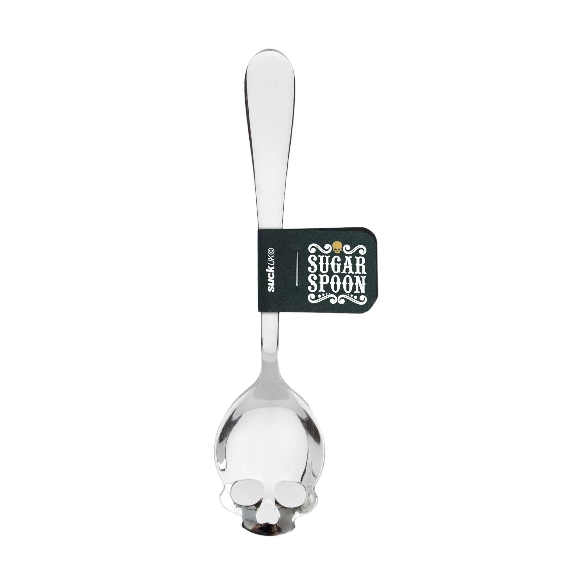 Skull Sugar Spoon Stainless Steel NWT