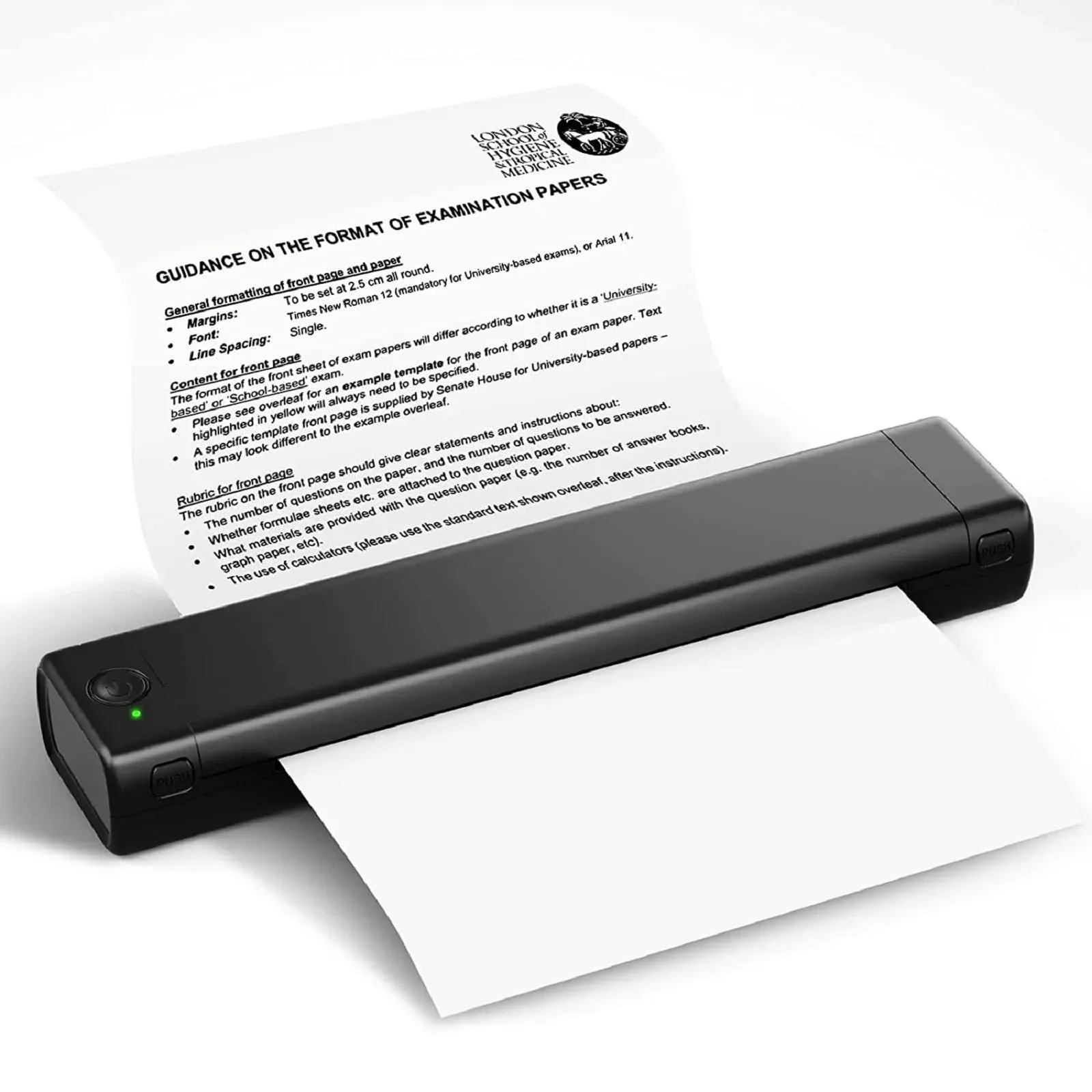 Phomemo Portable Printers Wireless for Travel, M08F Portable Thermal Bluetooth Printer