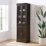 Stanton Glass Door Kitchen Storage Pantry Cabinet